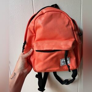 Herschel Bright Coral Mini Backpack